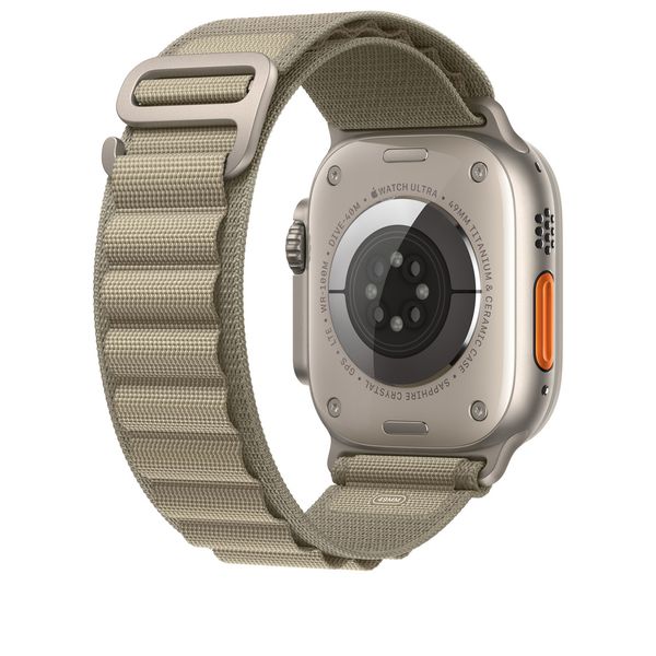 Оригінальний ремінець Apple Watch Alpine Loop 49/45/44/42 mm Olive - Small (MT5T3) MT5T3 фото