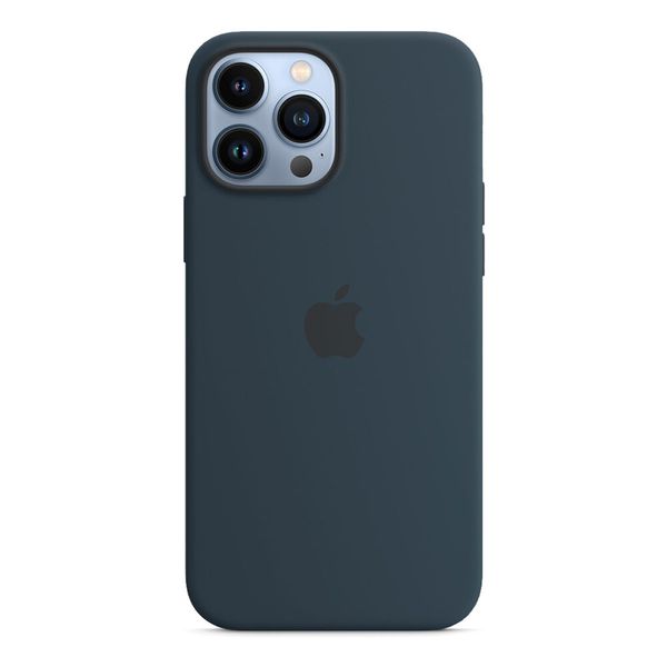 Оригінальний силіконовий чохол Apple iPhone 13 Pro Max Silicone Case з MagSafe - Abyss Blue (MM2T3) MM2T3 фото