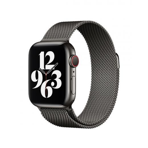 Оригинальный ремешок Apple Watch Milanese Loop 41/40/38 mm Graphite (ML743) ML743 фото