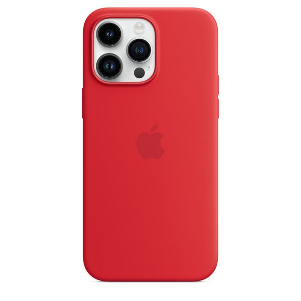 Оригинальный силиконовый чехол Apple iPhone 14 Pro Max Silicone Case с MagSafe - Red (MPTR3) MPTR3 фото