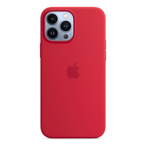 Оригинальный силиконовый чехол Apple iPhone 13 Pro Max Silicone Case с MagSafe - Red (MM2V3) MM2V3 фото