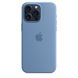 Оригинальный силиконовый чехол Apple iPhone 15 Pro Max Silicone Case с MagSafe - Winter Blue (MT1Y3) MT1Y3 фото 1