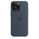 Оригинальный силиконовый чехол Apple iPhone 15 Pro Max Silicone Case с MagSafe - Storm Blue (MT1P3) MT1P3 фото 2