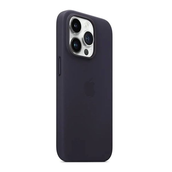 Оригинальный кожаный чехол Apple iPhone 14 Pro Max Leather Case с MagSafe - Ink (MPPP3) MPPP3 фото