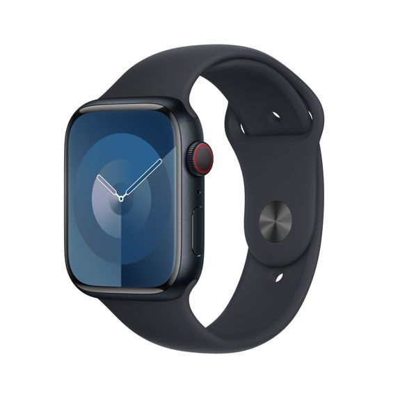 Оригінальний ремінець Apple Watch Sport Band 49/45/44/42 mm Midnight - M/L (MT3F3) MT3F3 фото