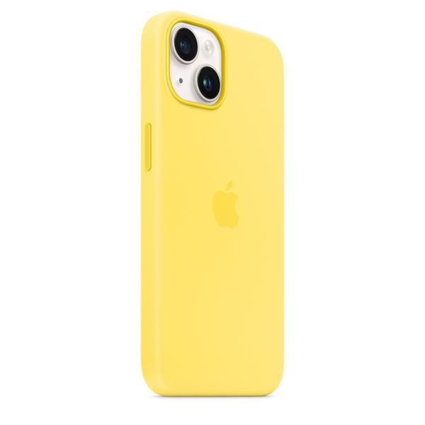 Оригінальний силіконовий чохол Apple iPhone 14 Silicone Case з MagSafe - Canary Yellow (MQU73) MQU73 фото