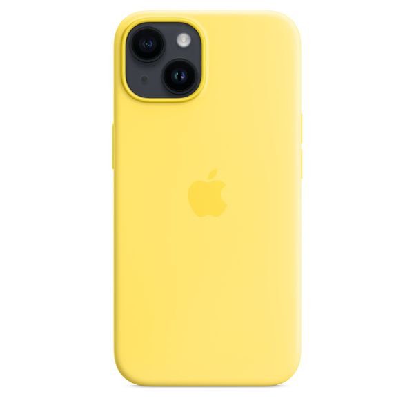 Оригинальный силиконовый чехол Apple iPhone 14 Silicone Case с MagSafe - Canary Yellow (MQU73) MQU73 фото