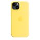 Оригинальный силиконовый чехол Apple iPhone 14 Silicone Case с MagSafe - Canary Yellow (MQU73) MQU73 фото 2