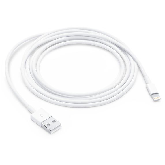 Оригінальний кабель зарядки Apple Lightning to USB Cable (2 m) (MD819NB) без коробки MD819NB фото