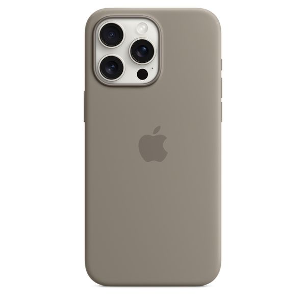 Оригінальний силіконовий чохол Apple iPhone 15 Pro Max Silicone Case з MagSafe - Clay (MT1Q3) MT1Q3 фото