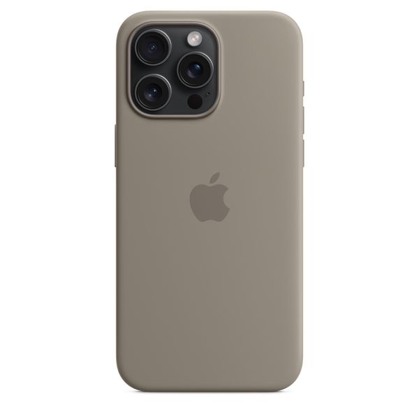 Оригінальний силіконовий чохол Apple iPhone 15 Pro Max Silicone Case з MagSafe - Clay (MT1Q3) MT1Q3 фото