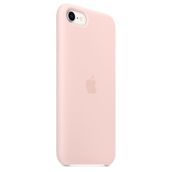 Оригінальний силіконовий чохол Apple iPhone SE (3rd/2nd generation) Silicone Case - Chalk Pink (MN6G3) MN6G3 фото