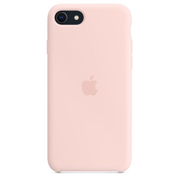 Оригінальний силіконовий чохол Apple iPhone SE (3rd/2nd generation) Silicone Case - Chalk Pink (MN6G3) MN6G3 фото