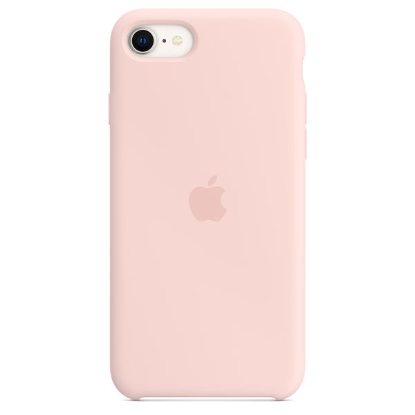 Оригінальний силіконовий чохол Apple iPhone SE (3rd/2nd generation) Silicone Case - Chalk Pink (MN6G3) MN6G3 фото