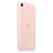 Оригінальний силіконовий чохол Apple iPhone SE (3rd/2nd generation) Silicone Case - Chalk Pink (MN6G3) MN6G3 фото 3