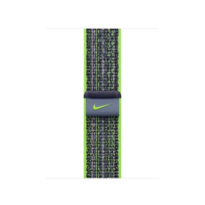 Оригінальний ремінець Apple Watch Nike Sport Loop 41/40/38 mm Bright Green/Blue (MTL03) MTL03 фото