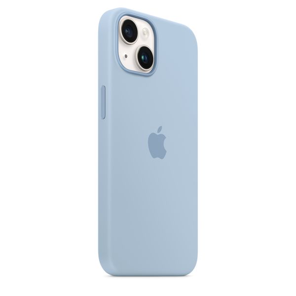 Оригінальний силіконовий чохол Apple iPhone 14 Silicone Case з MagSafe - Sky (MQU93) MQU93 фото