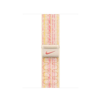 Оригинальный ремешок Apple Watch Nike Sport Loop 41/40/38 mm Starlight/Pink (MUJW3) MUJW3 фото