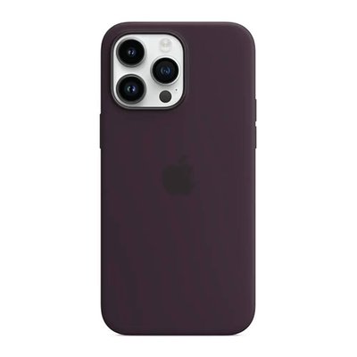 Оригінальний силіконовий чохол Apple iPhone 14 Pro Silicone Case з MagSafe - Elderberry (MPTK3) MPTK3 фото