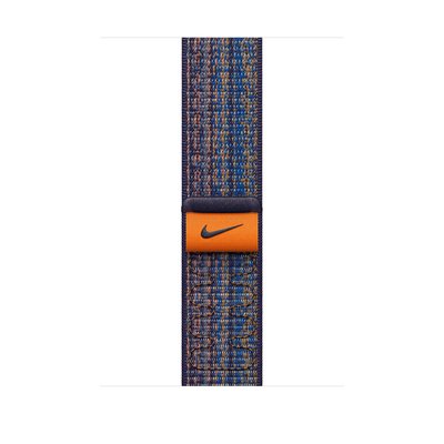 Оригінальний ремінець Apple Watch Nike Sport Loop 49/45/44/42 mm Game Royal/Orange (MTL53) MTL53 фото