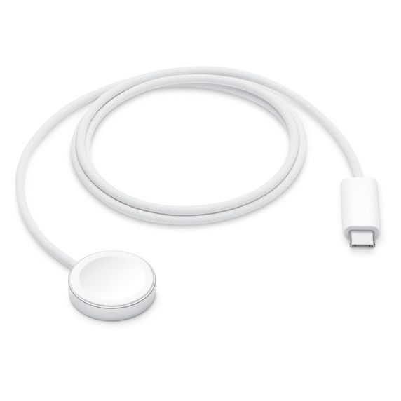 Оригінальний плетений кабель зарядки Apple Watch Magnetic Fast Charger to USB-C Cable (1 m) (MT0H3) MT0H3 фото