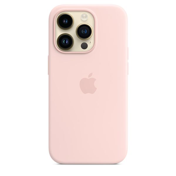 Оригинальный силиконовый чехол Apple iPhone 14 Pro Silicone Case с MagSafe - Chalk Pink (MPTH3) MPTH3 фото