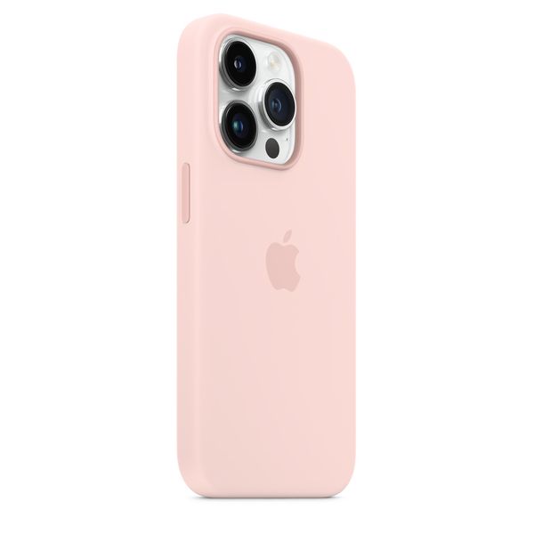 Оригінальний силіконовий чохол Apple iPhone 14 Pro Silicone Case з MagSafe - Chalk Pink (MPTH3) MPTH3 фото