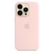 Оригінальний силіконовий чохол Apple iPhone 14 Pro Silicone Case з MagSafe - Chalk Pink (MPTH3) MPTH3 фото 1