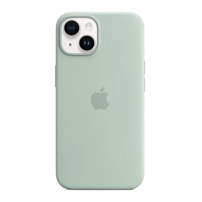 Оригинальный силиконовый чехол Apple iPhone 14 Silicone Case с MagSafe - Succulent (MPT13) MPT13 фото