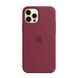 Оригінальний силіконовий чохол Apple iPhone 12 | 12 Pro Silicone Case з MagSafe - Plum (MHL23) MHL23 фото 2